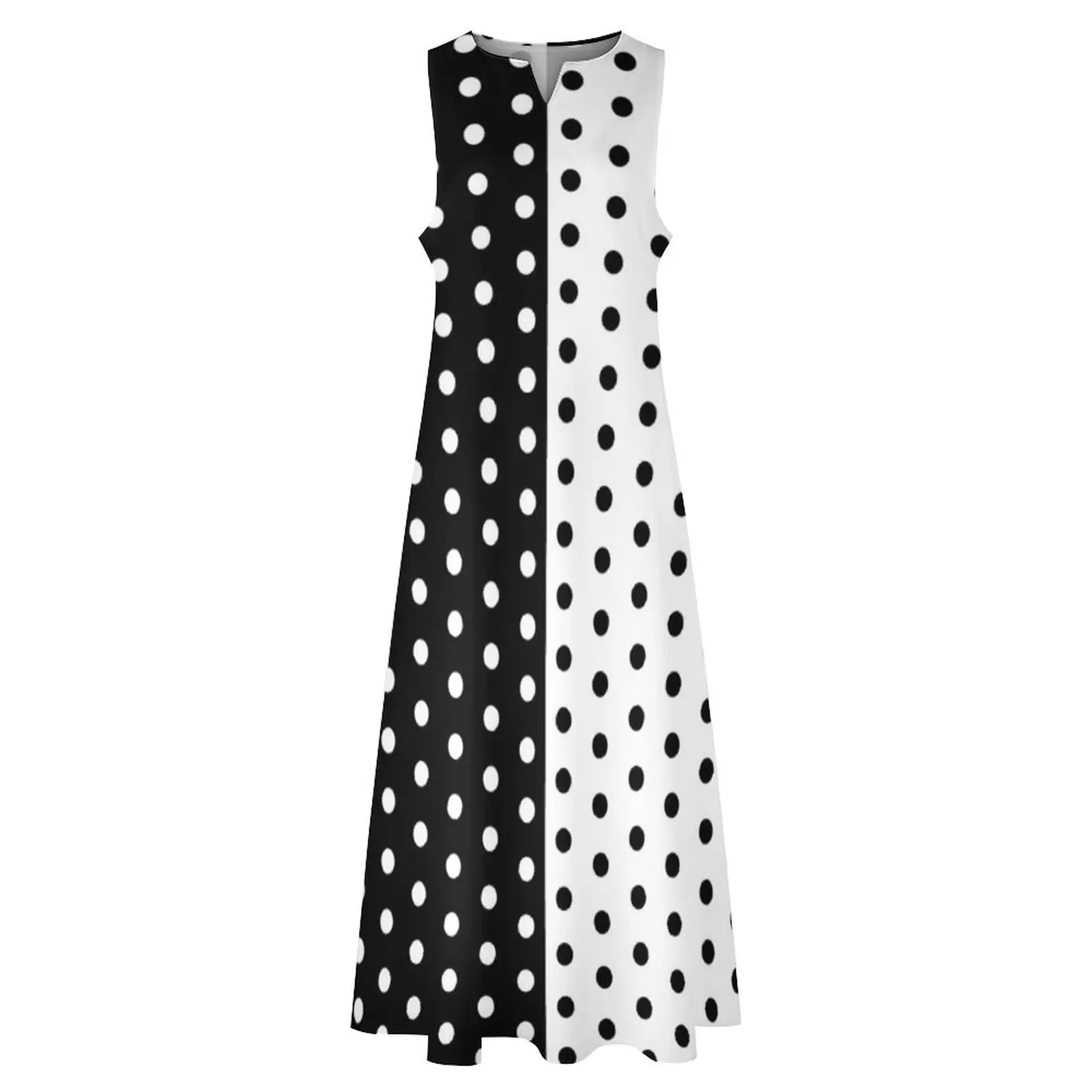 Retro dois tons vestido primav - Boho Summer Beach Maxi Dress avaliação e preço